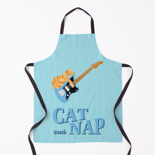 Item preview, Relaxed Cat on Surf Guitar | Tabby | Catnap designed and sold by Fluffy-Vectors.