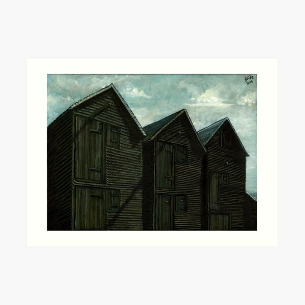 Net Huts in Warm Sunshine Art Print