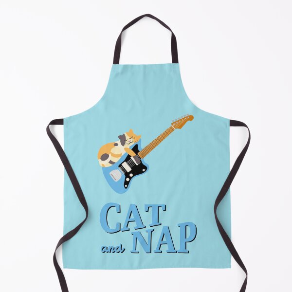 Item preview, Relaxed Cat on Surf Guitar | Calico | Catnap designed and sold by Fluffy-Vectors.