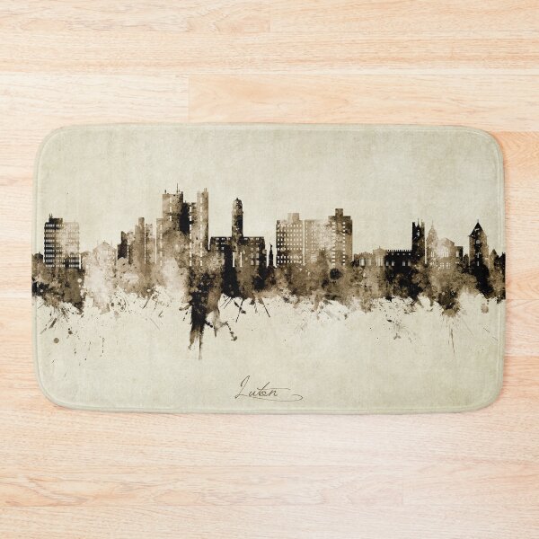 Item preview, Luton England Skyline designed and sold by ArtPrints.