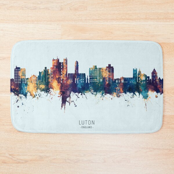 Item preview, Luton England Skyline designed and sold by ArtPrints.
