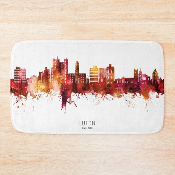 Item preview, Luton England Skyline designed and sold by ArtPrints.