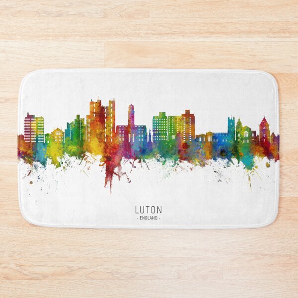 Item preview, Luton England Skyline designed and sold by ArtPrints.