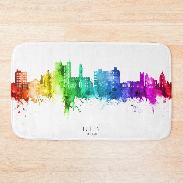 Item preview, Luton England Skyline designed and sold by ArtPrints.
