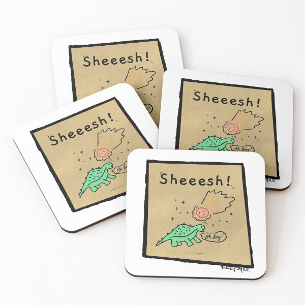 Item preview, Sheesh! Sheeesh - Oh boy! Dinosaur + meteorite designed and sold by emm-j.