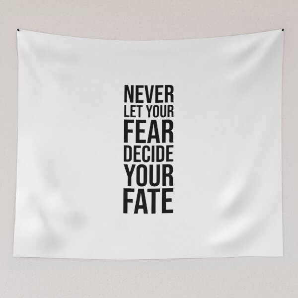 Item preview, Never let your fear decide your fate, Audacity, Perception, Positive word designed and sold by cyhdesign.