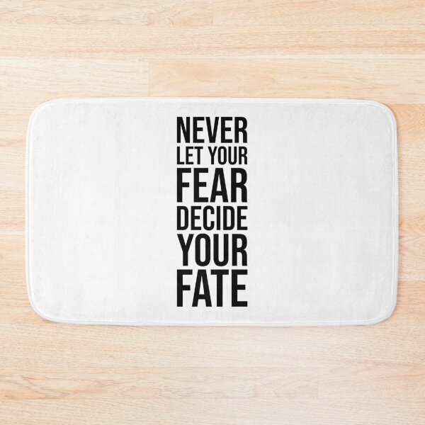 Item preview, Never let your fear decide your fate, Audacity, Perception, Positive word designed and sold by cyhdesign.
