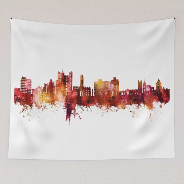 Item preview, Luton England Skyline designed and sold by ArtPrints.