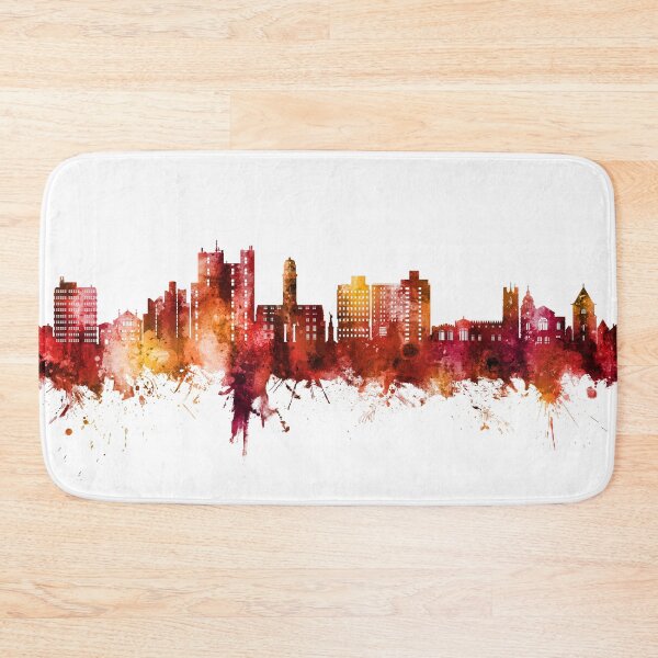 Item preview, Luton England Skyline designed and sold by ArtPrints.