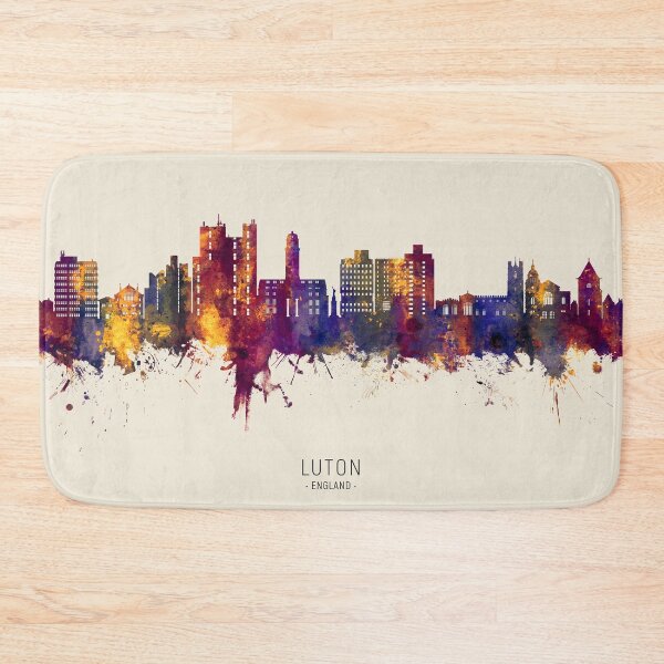 Item preview, Luton England Skyline designed and sold by ArtPrints.