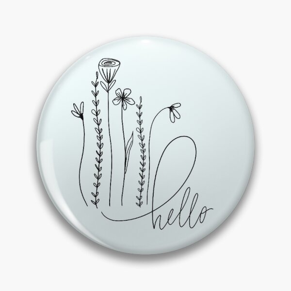 Item preview, Hello with flowers!  designed and sold by hadley20.