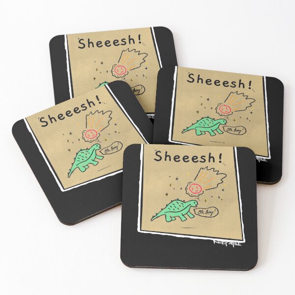 Item preview, Sheesh! Sheeesh - Oh boy! Dinosaur + meteorite designed and sold by emm-j.