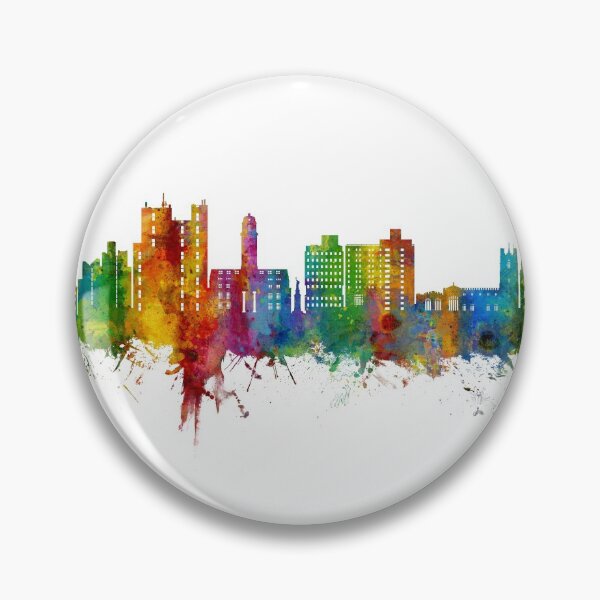 Item preview, Luton England Skyline designed and sold by ArtPrints.