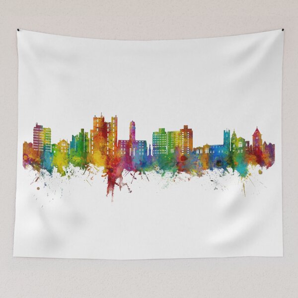 Item preview, Luton England Skyline designed and sold by ArtPrints.