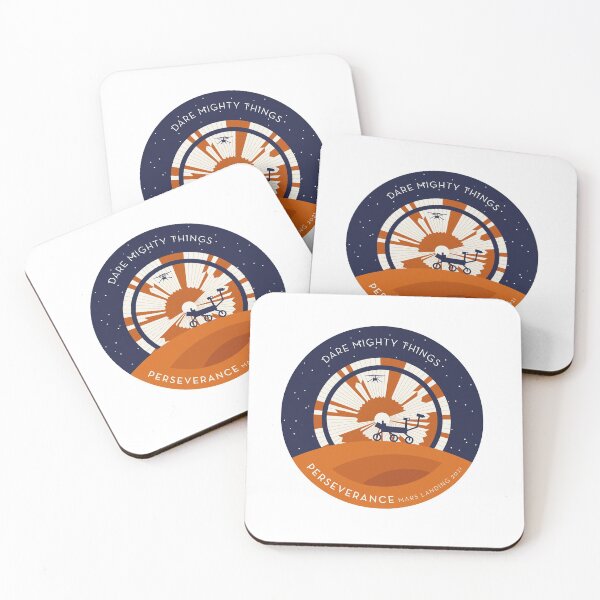 Item preview, Perseverance Rover Mars Landing Homage Patch designed and sold by Markadesign.