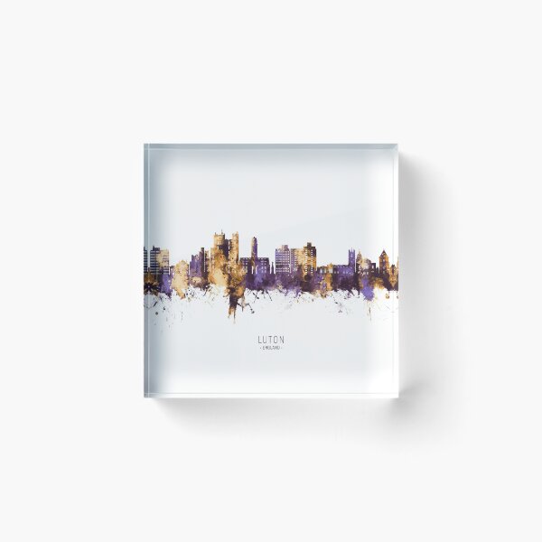 Item preview, Luton England Skyline designed and sold by ArtPrints.