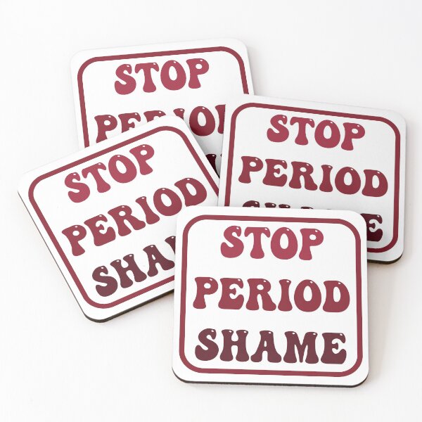 Item preview, Stop Period Shame Red and White designed and sold by egleruta.