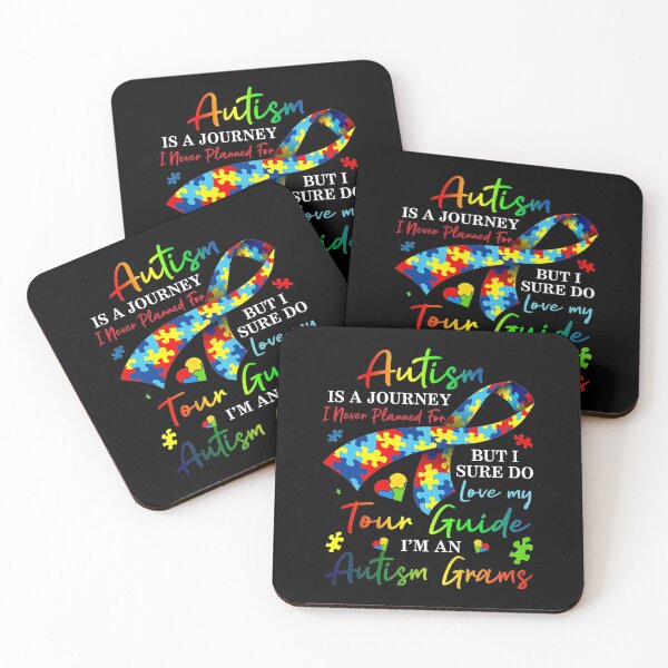 Item preview, Autism Grams Autism Is A Journey Autism Awarenesss designed and sold by JacquelineEl.