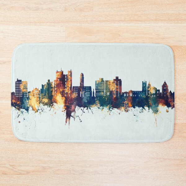 Item preview, Luton England Skyline designed and sold by ArtPrints.
