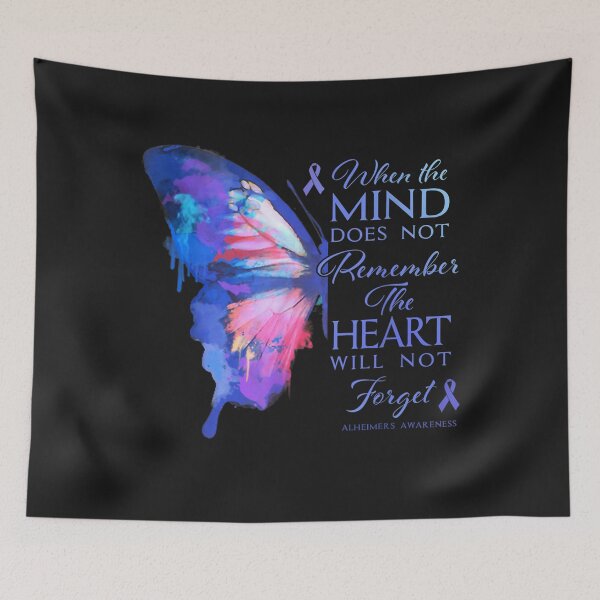 Item preview, Alzheimers Awareness Butterfly womens The Heart Remembers TShirt126 designed and sold by etamarapk.