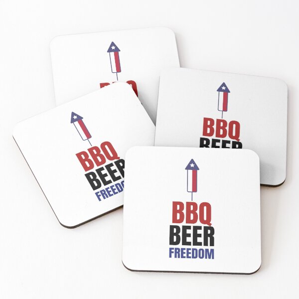 Item preview, BBQ BEER FREEDOM 4th of July designed and sold by bosilvercat.