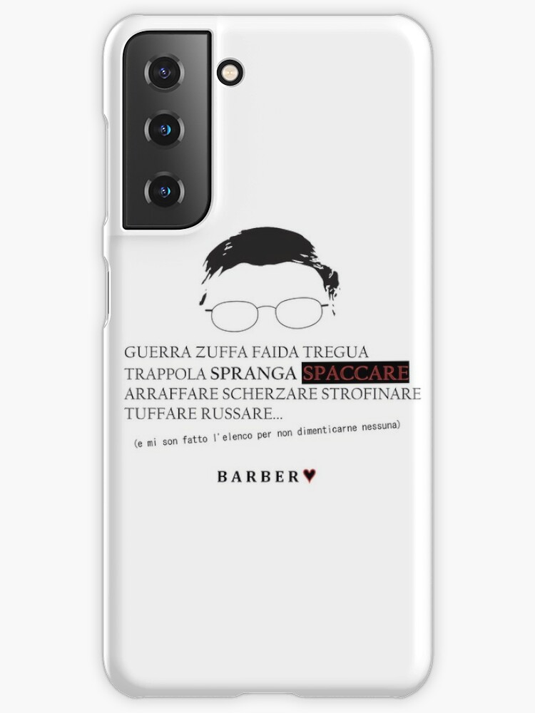 Alessandro Barbero - SPACCARE Samsung Galaxy Phone Case for Sale by  Madalpaca92