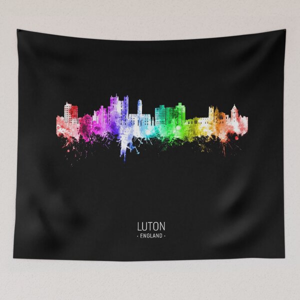 Item preview, Luton England Skyline designed and sold by ArtPrints.