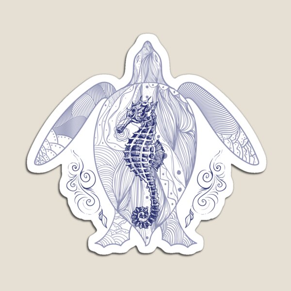 Item preview, Blue sealife pattern designed and sold by Dolyaz.