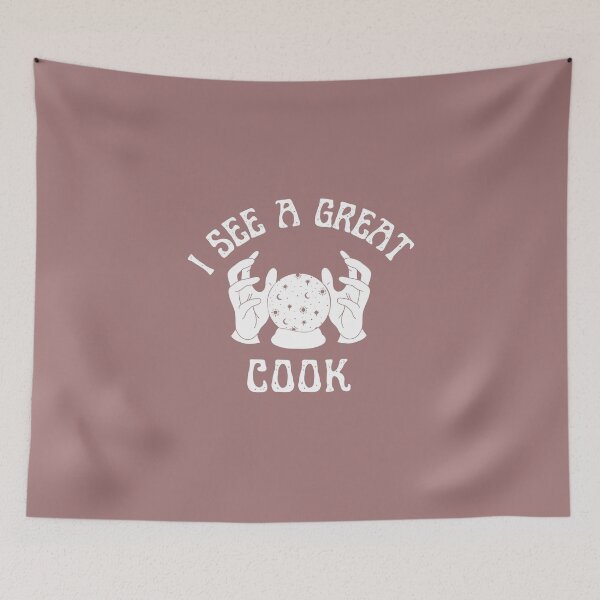 Item preview, I see a great cook  designed and sold by Theleochick.