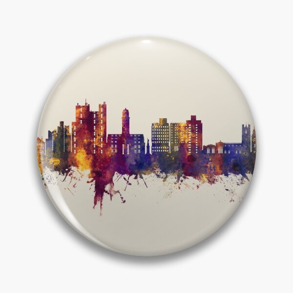 Item preview, Luton England Skyline designed and sold by ArtPrints.