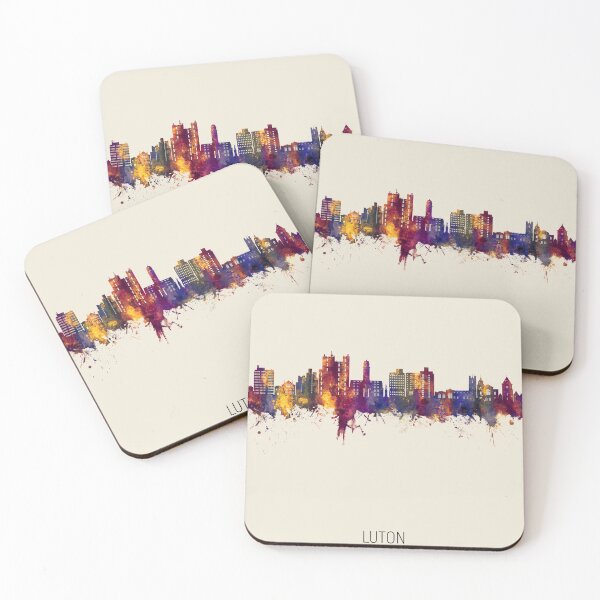 Item preview, Luton England Skyline designed and sold by ArtPrints.