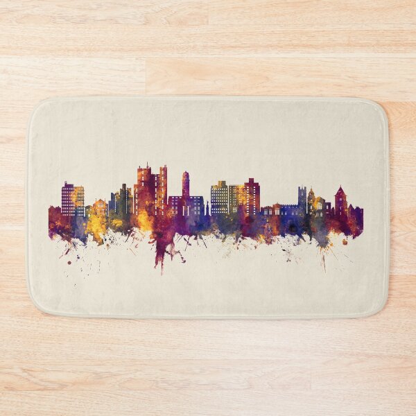 Item preview, Luton England Skyline designed and sold by ArtPrints.
