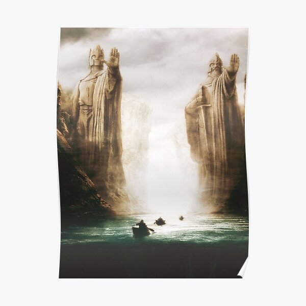 "Argonath Classic" Poster for Sale by GabeS48 Redbubble