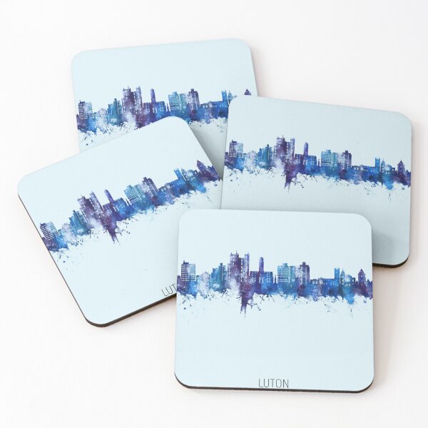 Item preview, Luton England Skyline designed and sold by ArtPrints.