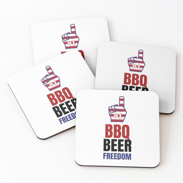Item preview, BBQ BEER FREEDOM 4th of July  designed and sold by bosilvercat.