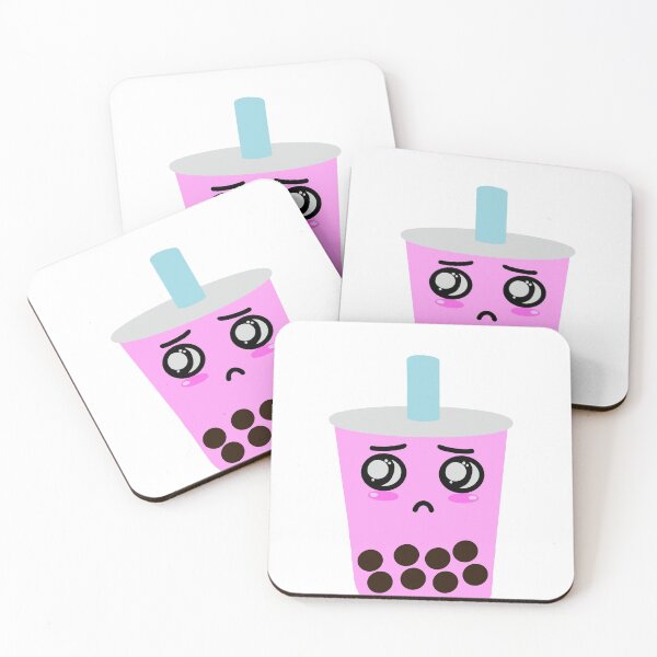 Item preview, Pink boba milk tea designed and sold by tothemoons.