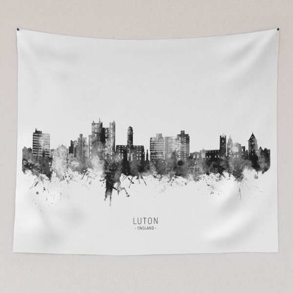 Item preview, Luton England Skyline designed and sold by ArtPrints.