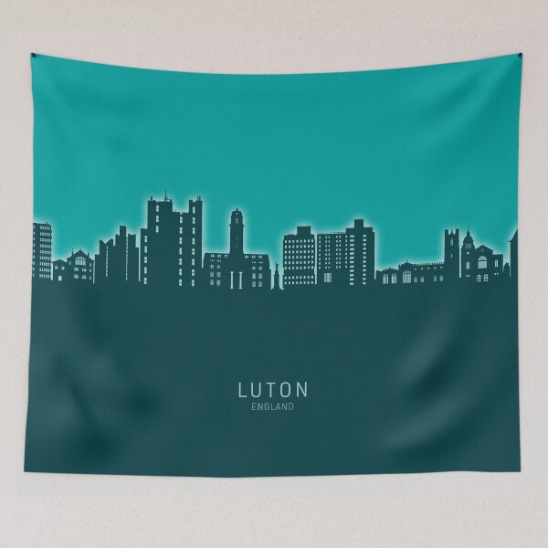 Item preview, Luton England Skyline designed and sold by ArtPrints.