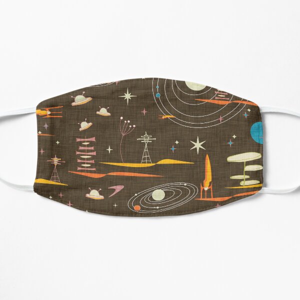 Intergalactic Adventures Brown Flat Mask