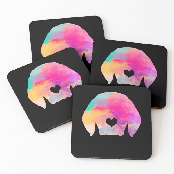 Item preview, funny beagle heart dog art watercolor designed and sold by alaechamlal.