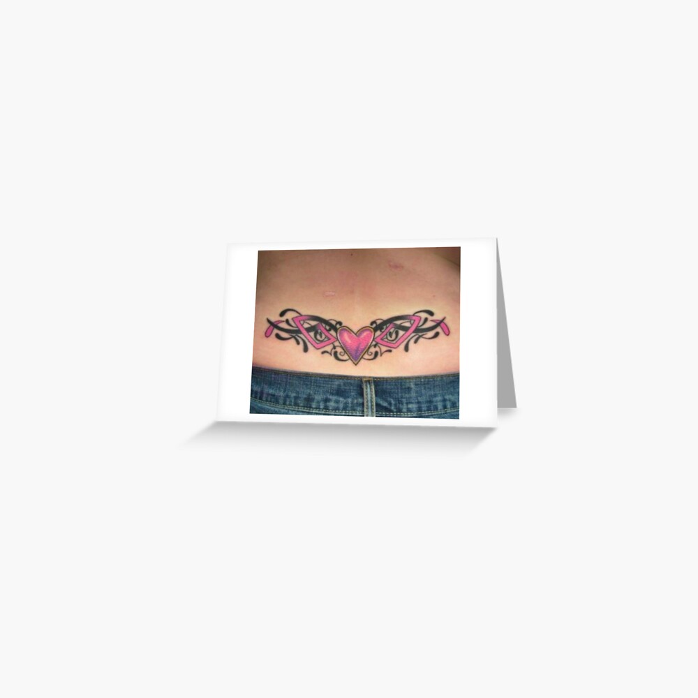 Tramp stamp tattoo <3