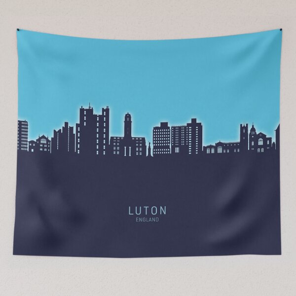 Item preview, Luton England Skyline designed and sold by ArtPrints.