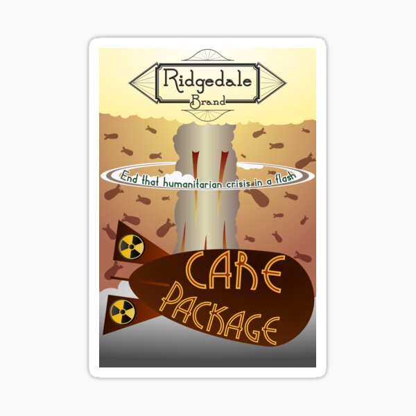 Ridgedale Brand Care Package Sticker