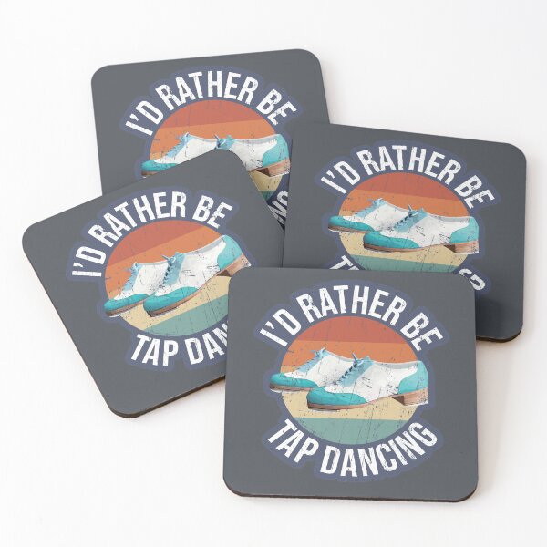 Item preview, Copy of Funny Tap dancing gift - I'd rather be tap dancing 2  | tap dance related gifts, tap dance student gift, tap dance teacher gift tap shoes designed and sold by TAP-DANCE-ART.
