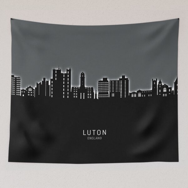 Item preview, Luton England Skyline designed and sold by ArtPrints.