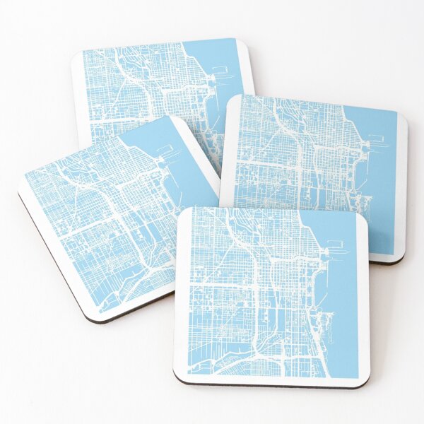 Item preview, City of Chicago map designed and sold by maynarddustin.