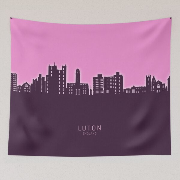 Item preview, Luton England Skyline designed and sold by ArtPrints.