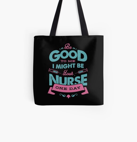 NURSE All Over Print Tote Bag
