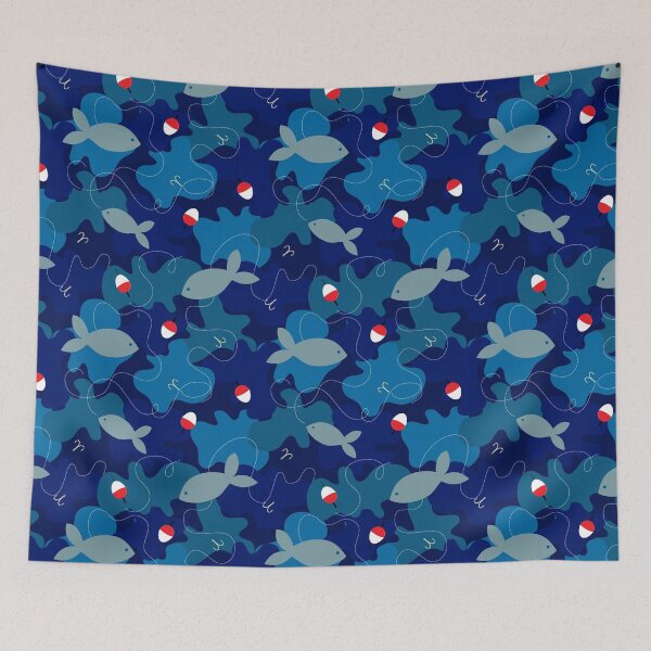 Item preview, Fishing Camouflage Pattern designed and sold by CreativeTwins.