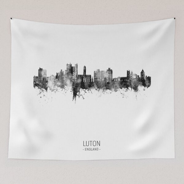 Item preview, Luton England Skyline designed and sold by ArtPrints.